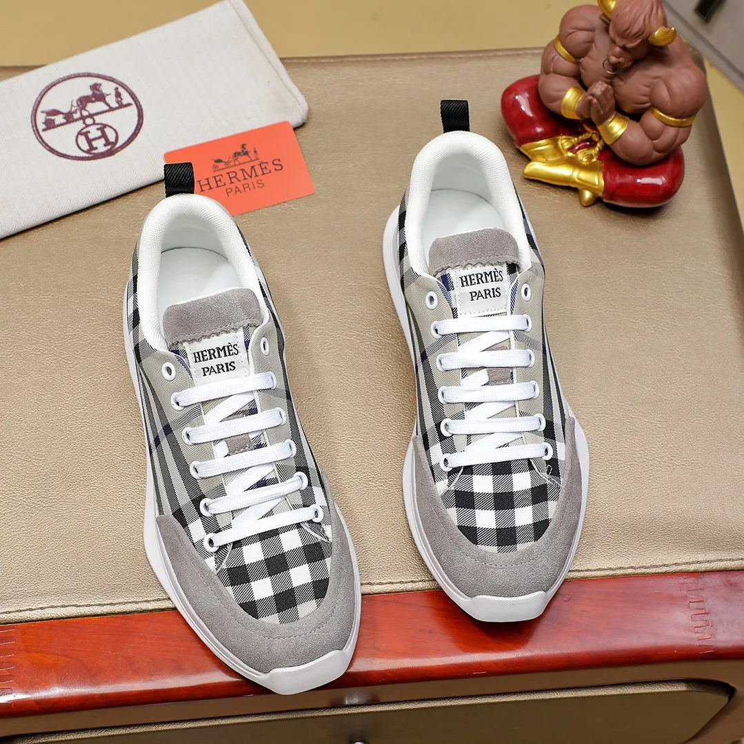 Men's shoes 💰400💰【HERMES】hot-selling men's shoes counter original items! The world's top brands...Luxury quality...//Fashion and high-end footwear 👍💪🏻...give you a low-key luxury comfort experience👍. The upper is made of pure Italian imported first-layer cowhide... 🐑 Leather lining..., comfortable and breathable, high-end and classy... luxurious and noble!! .. OEM factory shipment [Hug] stall.. Original plate. color, code number 38--44